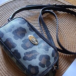 Coach Black and Gray Crossbody Bag